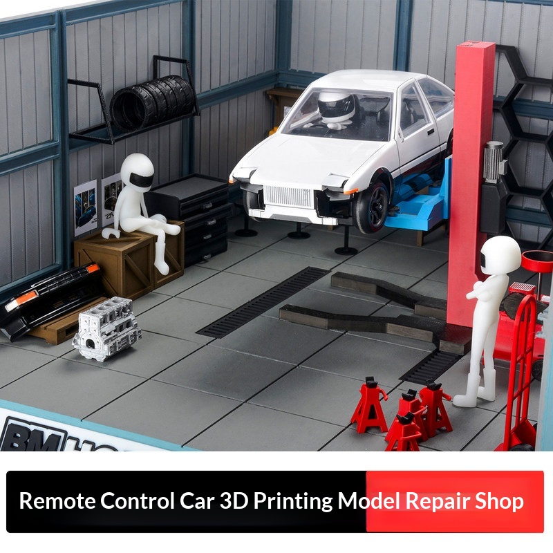 Rc Hobby Garage - Модель гаража BM HOBBY 1/24 для