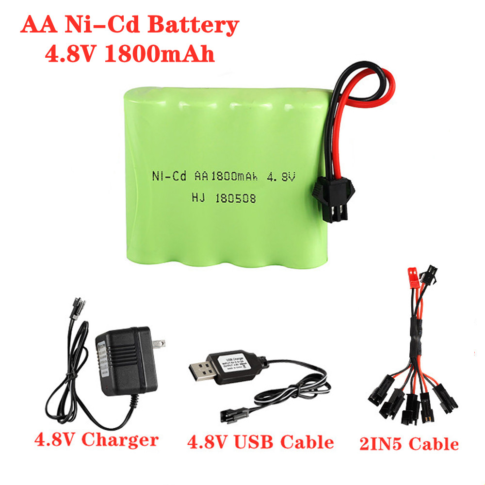 Rc Hobby Charger - Аккумуляторная батарея 4,8 в 1800 мАч