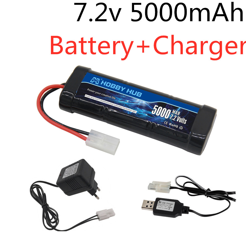 Ni-MH аккумулятор 7,2 В, 5000  – обзор и цена Rc Hobby Charger
