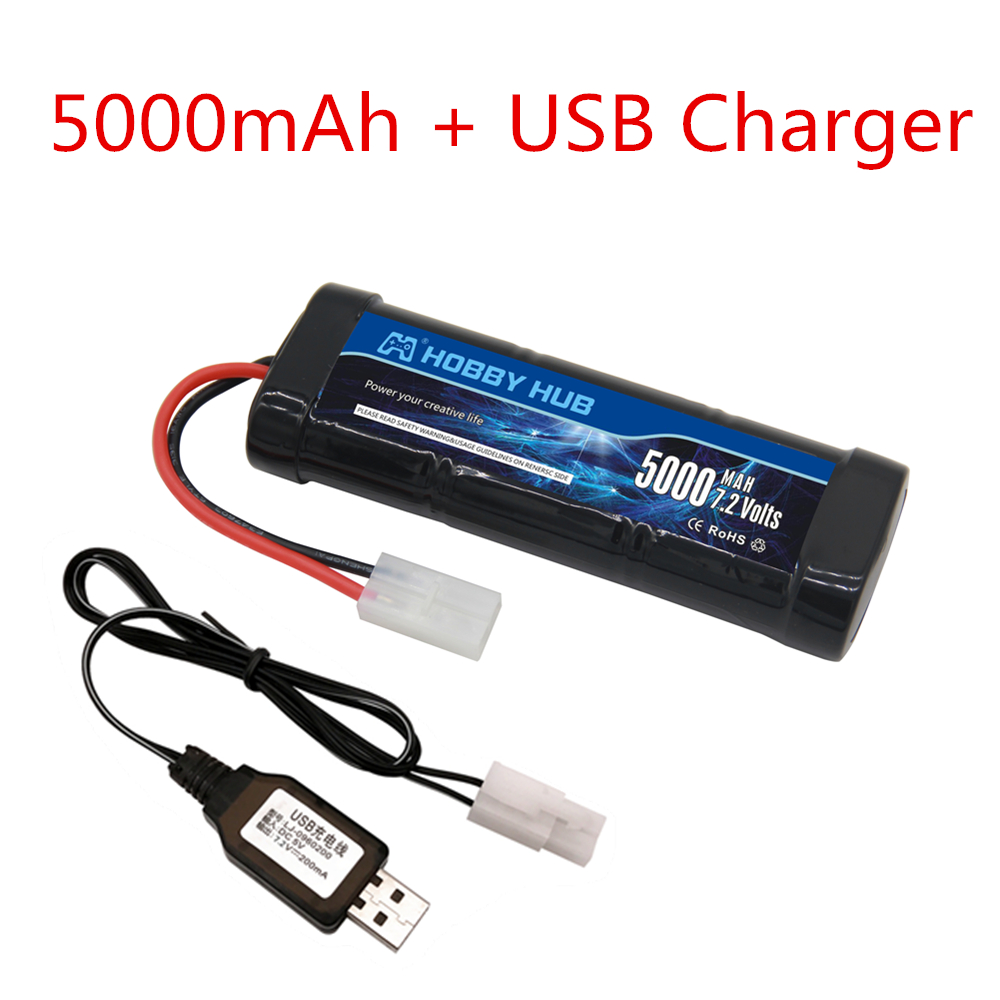Ni-MH аккумулятор 7,2 В, 5000  – обзор и цена Rc Hobby Charger