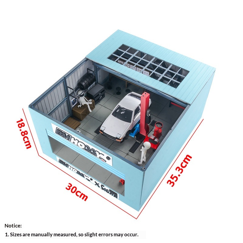 Модель гаража BM HOBBY 1/24 дл – обзор и цена Rc Hobby Garage