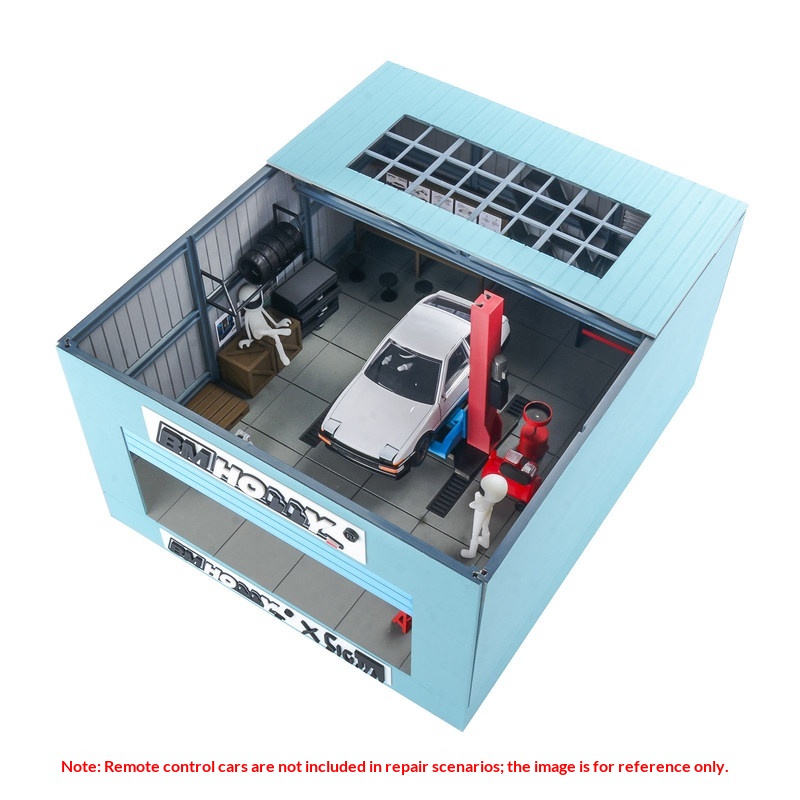 Модель гаража BM HOBBY 1/24 дл – обзор и цена Rc Hobby Garage
