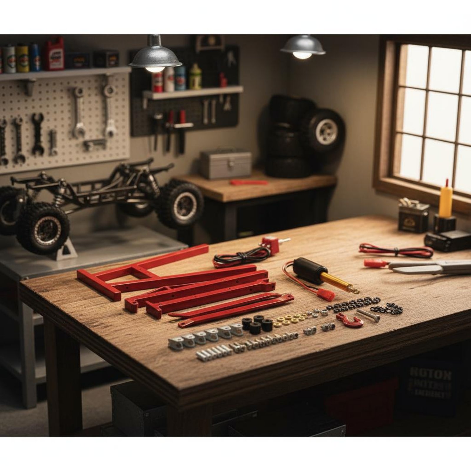Масштабный набор для гаража 1: – обзор и цена Rc Hobby Garage